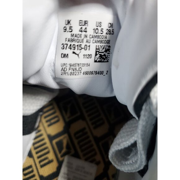 PUMA Suede Classic XXI 37491501 Black & White Men's Shoes Size 10.5 - Picture 6 of 16